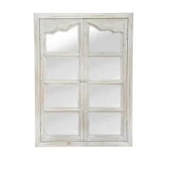 Wohnen Glasmöbel|Shabby Chic Möbel*Shabby Chic Spiegel Karimo mit Türen