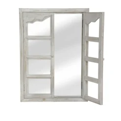 Wohnen Glasmöbel|Shabby Chic Möbel*Shabby Chic Spiegel Karimo mit Türen