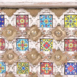 Wohnen Shabby Chic Truhe in Antikweiß - Mirell