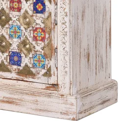 Wohnen Orientalische Möbel|Shabby Chic Möbel*Shabby Chic TV Lowboard in Antikweiß - Mirell