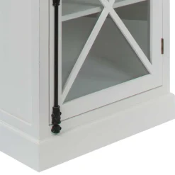 Wohnen Shabby Chic Vitrine Cultures in Weiß