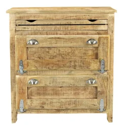 Wohnen Shabby Design Schuhschrank mit 2 Klappen - Suennas
