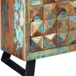 Wohnen Shabby Design Vitrine aus Recyclingholz - Zeremonia