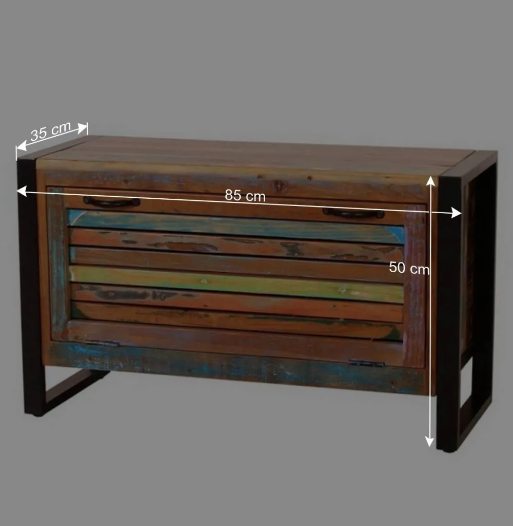 Wohnen Shabby Garderoben Paneele & Bank - Vosbadus (dreiteilig)