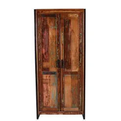 Wohnen Shabby Garderobenmöbel aus Massivholz - Ensley (sechsteilig)