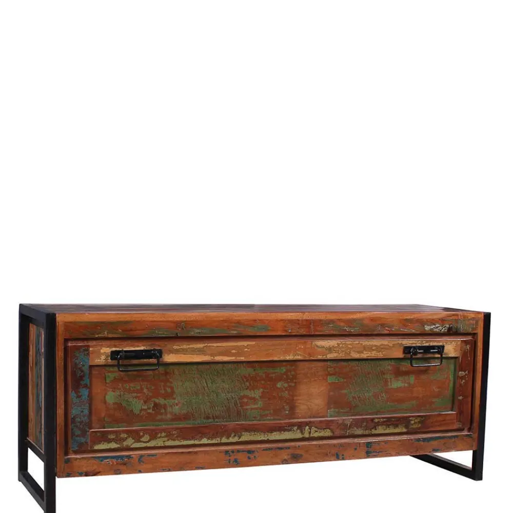 Wohnen Shabby Chic Möbel|Diele Komplett*Shabby Garderobenpaneels & Bank - Ensley (dreiteilig)