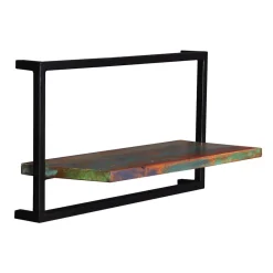 Wohnen Shabby Chic Möbel*Shabby Hängeregale inkl Flaschenregal - Jamaica (fünfteilig)