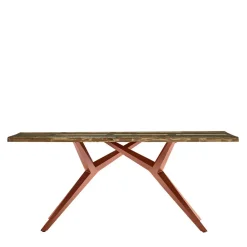 Wohnen Shabby Tisch aus buntem Recyclingholz - Konrad