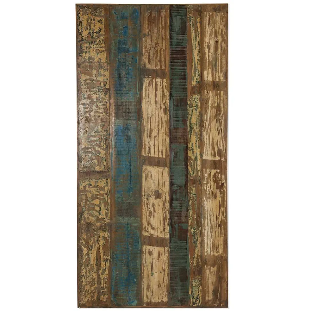 Wohnen Shabby Tisch aus buntem Recyclingholz - Konrad