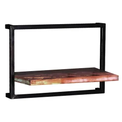 Wohnen Shabby Wandregale mit Flaschenablage - Jamaica (siebenteilig)