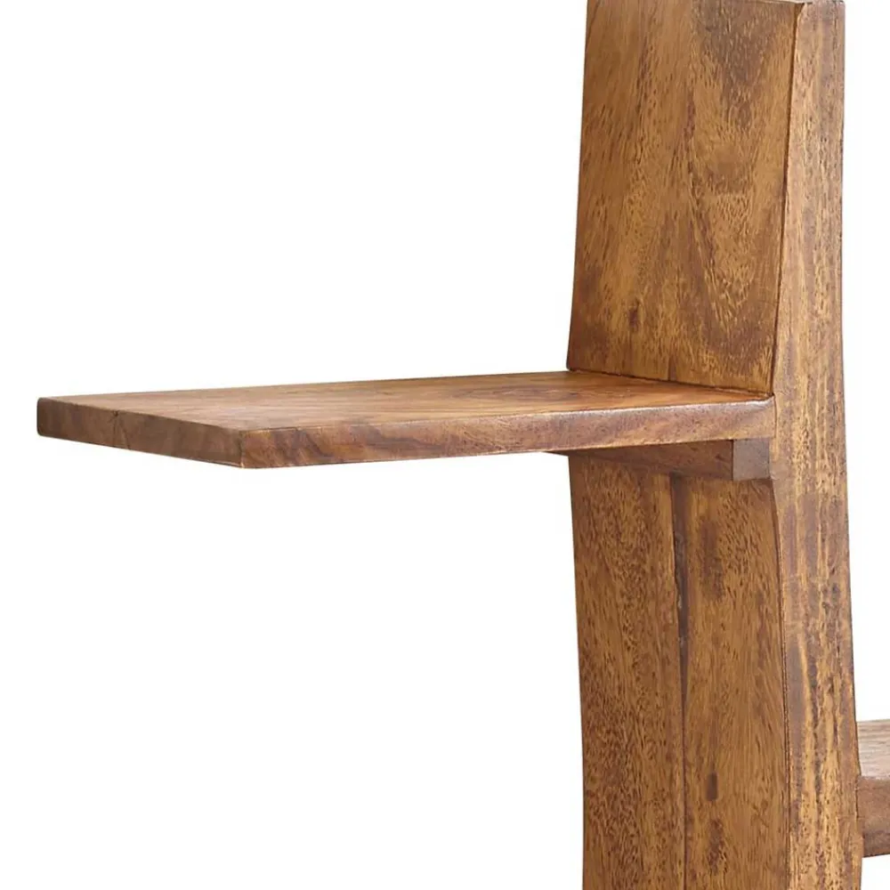 Wohnen Sheesham Wandregal mit vier Böden - Elmin