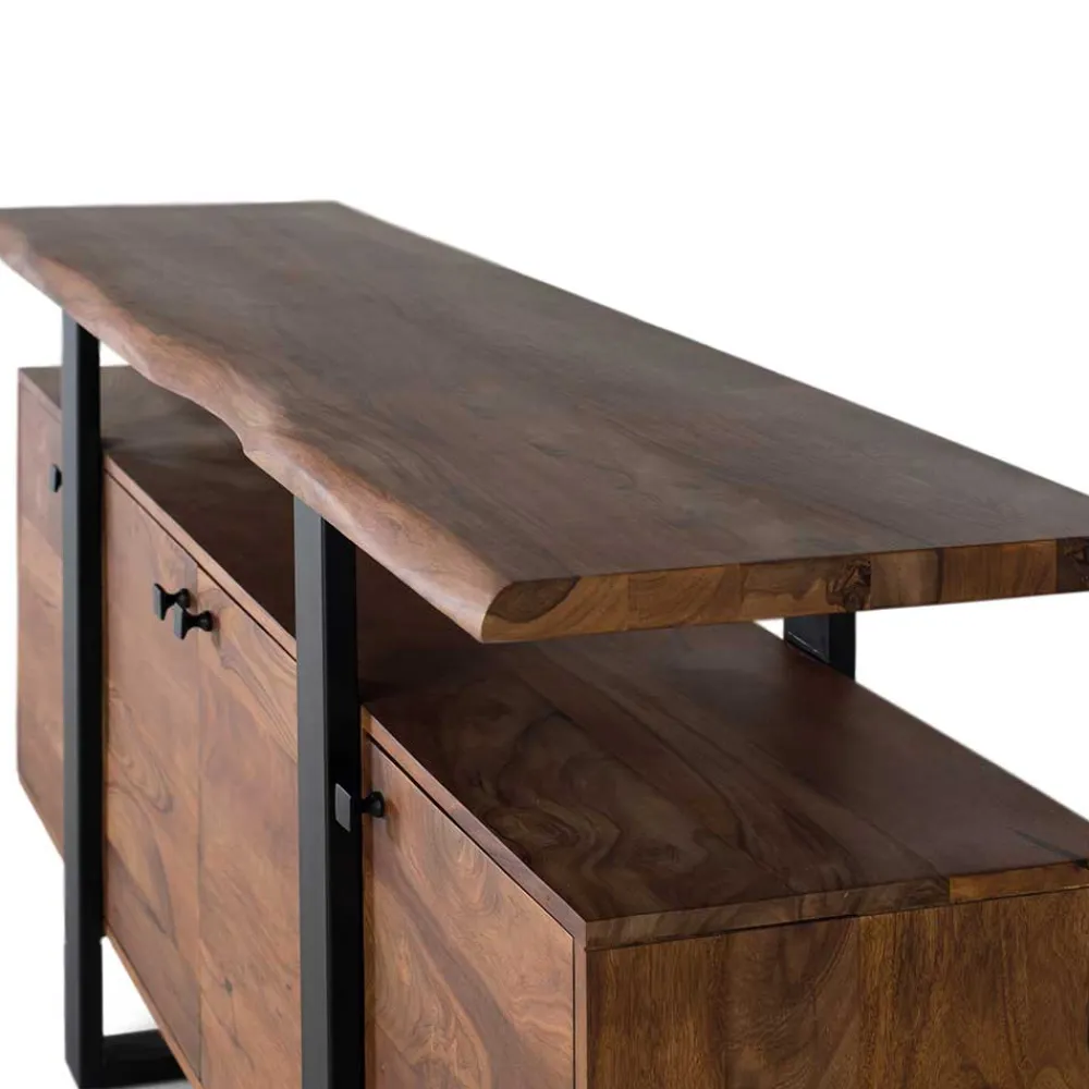 Wohnen Sideboard aus Palisanderholz und Metall - Uniaka