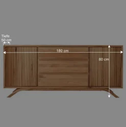 Wohnen Küchenschränke|Sideboards*Sideboard aus Wildeiche Massivholz - Fredellia