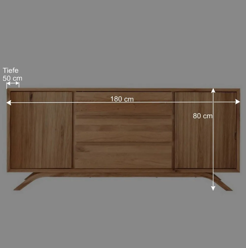 Wohnen Küchenschränke|Sideboards*Sideboard aus Wildeiche Massivholz - Fredellia