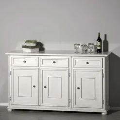 Wohnen Sideboard in Antikweiß - Vicina