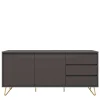 Wohnen Küchenschränke|Sideboards*Sideboard in Grau & Gold - Tajibo