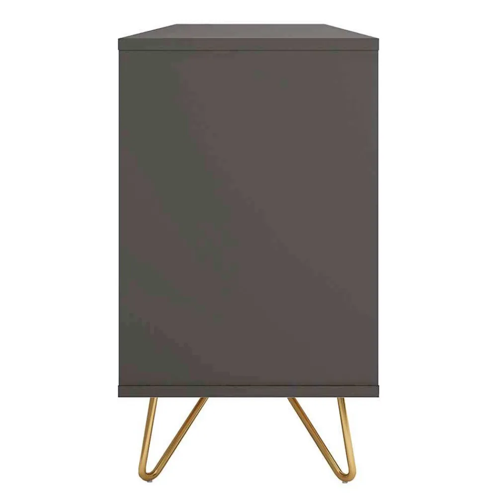 Wohnen Küchenschränke|Sideboards*Sideboard in Grau & Gold - Tajibo