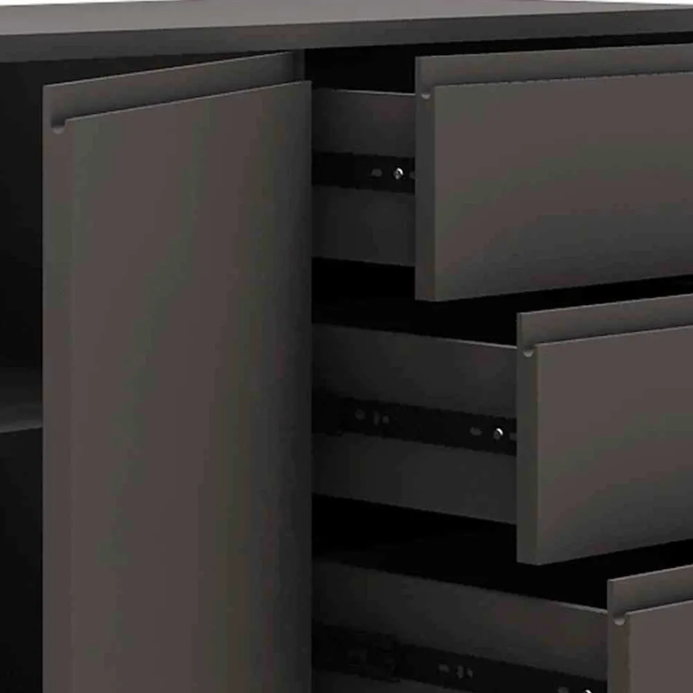 Wohnen Küchenschränke|Sideboards*Sideboard in Grau & Gold - Tajibo