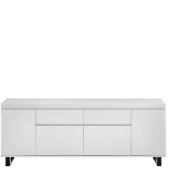 Wohnen Sideboards & Kommoden|Sideboards & Kommoden*Sideboard in Weiß mit Schwarz - Atela
