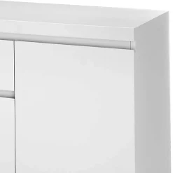 Wohnen Sideboards & Kommoden|Sideboards & Kommoden*Sideboard in Weiß mit Schwarz - Atela