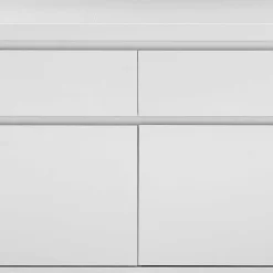 Wohnen Sideboards & Kommoden|Sideboards & Kommoden*Sideboard in Weiß mit Schwarz - Atela