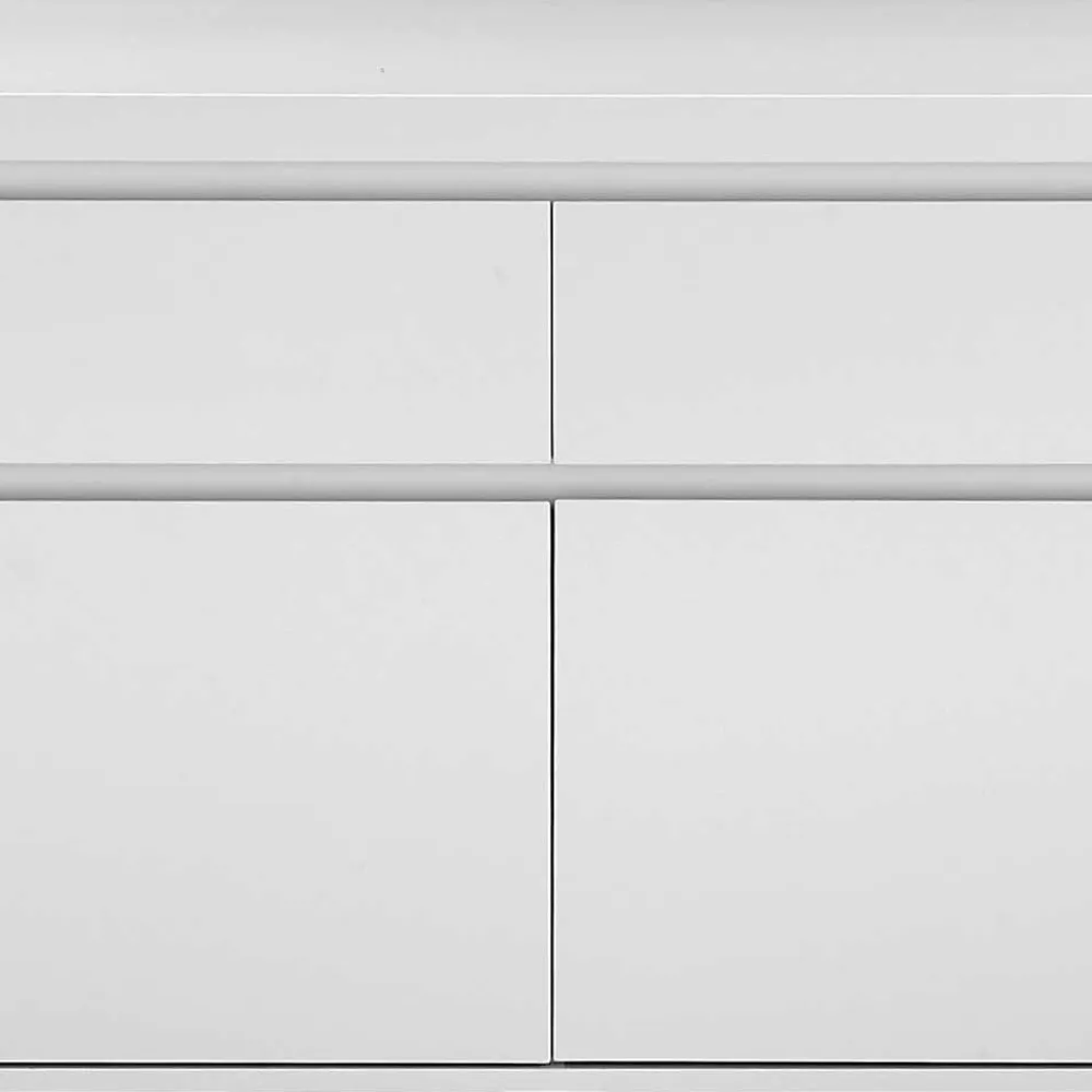 Wohnen Sideboards & Kommoden|Sideboards & Kommoden*Sideboard in Weiß mit Schwarz - Atela