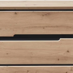 Wohnen Graue Möbel|Küchenschränke*Sideboard in Wildeiche & Dunkelgrau - Kuetra