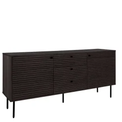 Wohnen Sideboard mit dunklem Furnier in Braun - Wega