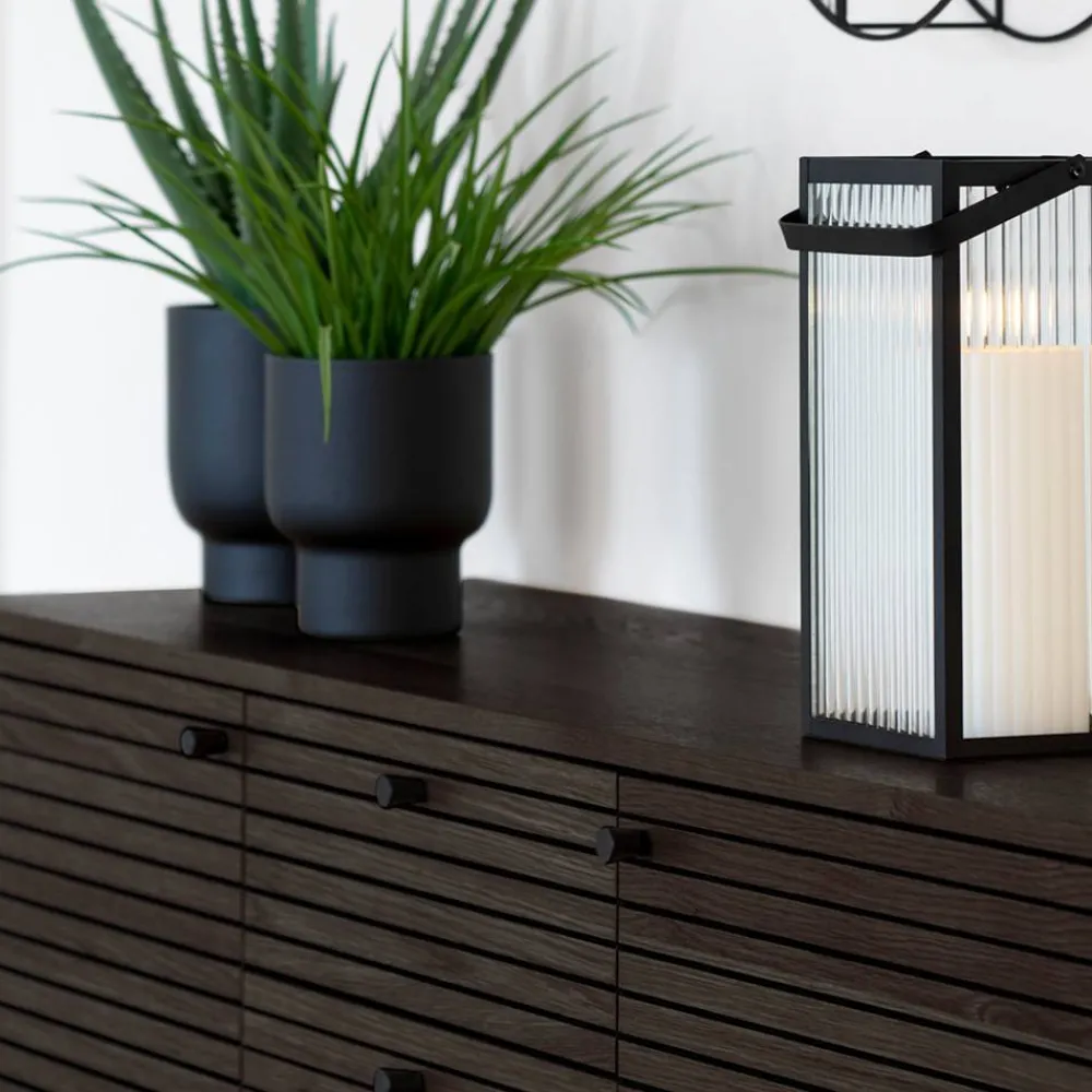 Wohnen Sideboard mit dunklem Furnier in Braun - Wega