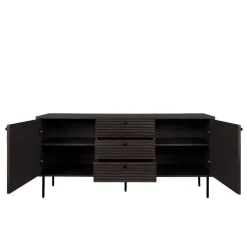 Wohnen Sideboard mit dunklem Furnier in Braun - Wega