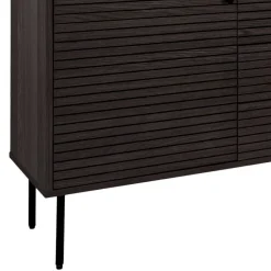 Wohnen Sideboard mit dunklem Furnier in Braun - Wega
