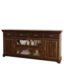 Wohnen Kolonialmöbel*Sideboard mit Glas im Kolonialstil - Jurcavs