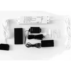 Wohnen Sideboard mit Glas Klappe & Tür - Apulco