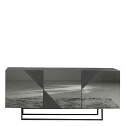 Wohnen Designermöbel*Sideboard mit rauchgrauem Spiegelglas - Razepta