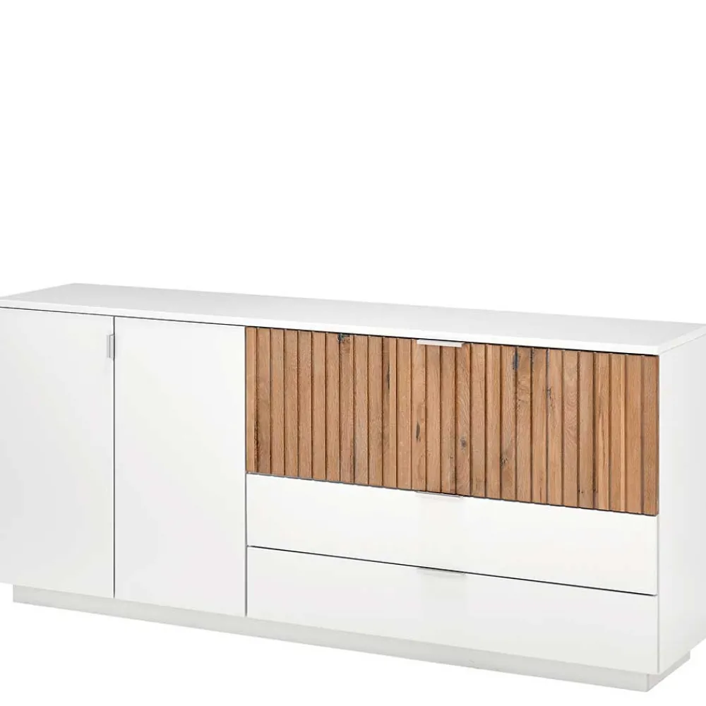 Wohnen Sideboards & Kommoden|Sideboards & Kommoden*Sideboard mit Sockel in Weiß - Miloris