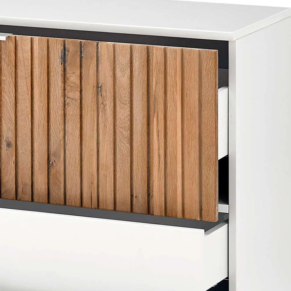 Wohnen Sideboards & Kommoden|Sideboards & Kommoden*Sideboard mit Sockel in Weiß - Miloris