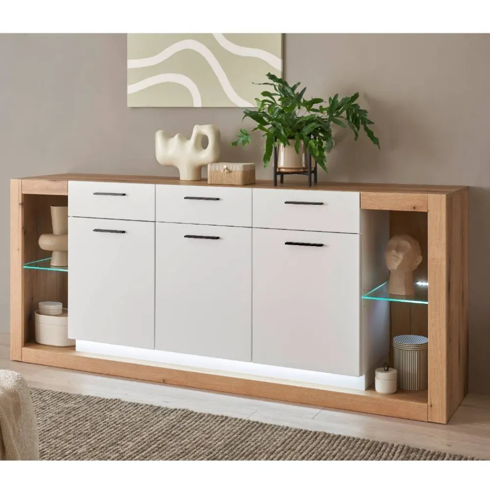 Wohnen Küchenschränke|Sideboards*Sideboard mit vier offenen Fächern - Adejano