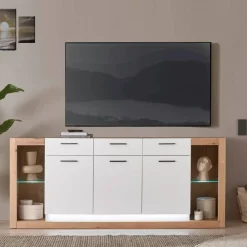 Wohnen Küchenschränke|Sideboards*Sideboard mit vier offenen Fächern - Adejano
