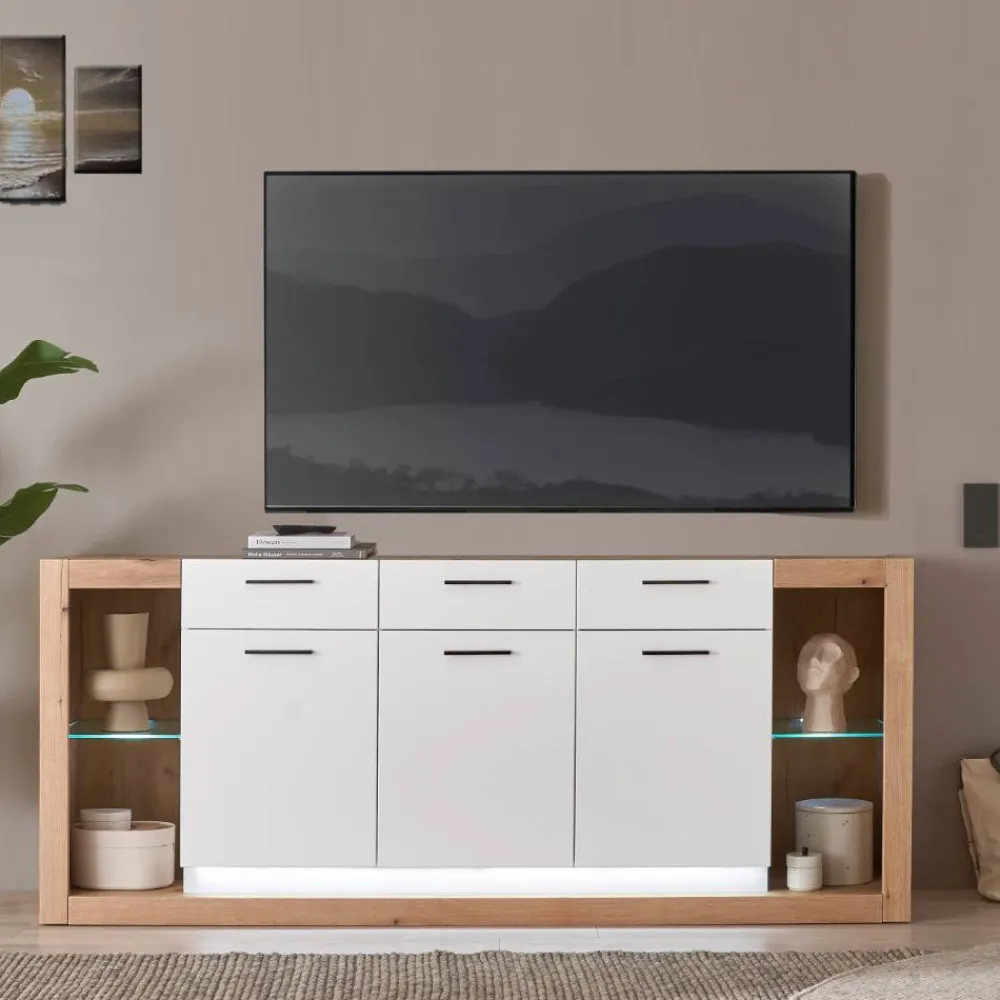 Wohnen Küchenschränke|Sideboards*Sideboard mit vier offenen Fächern - Adejano