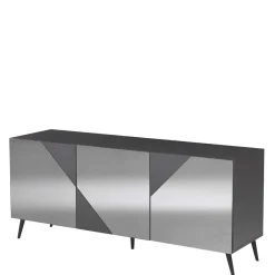 Wohnen Sideboards|Designermöbel*Sideboard teilweise mit Spiegelglas beschichtet - Razepta I