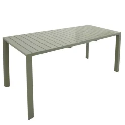 Wohnen Graue Möbel|Metall-Gartenmöbel*Silbergrauer Gartentisch mit Front Butterflyauszug - Sergio