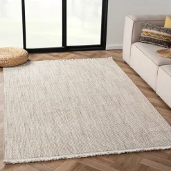 Wohnen Skandinavische Möbel*Sisaloptik Teppich mit Fransen an den kurzen Seiten - More