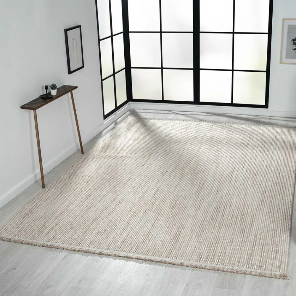 Wohnen Skandinavische Möbel*Sisaloptik Teppich mit Fransen an den kurzen Seiten - More