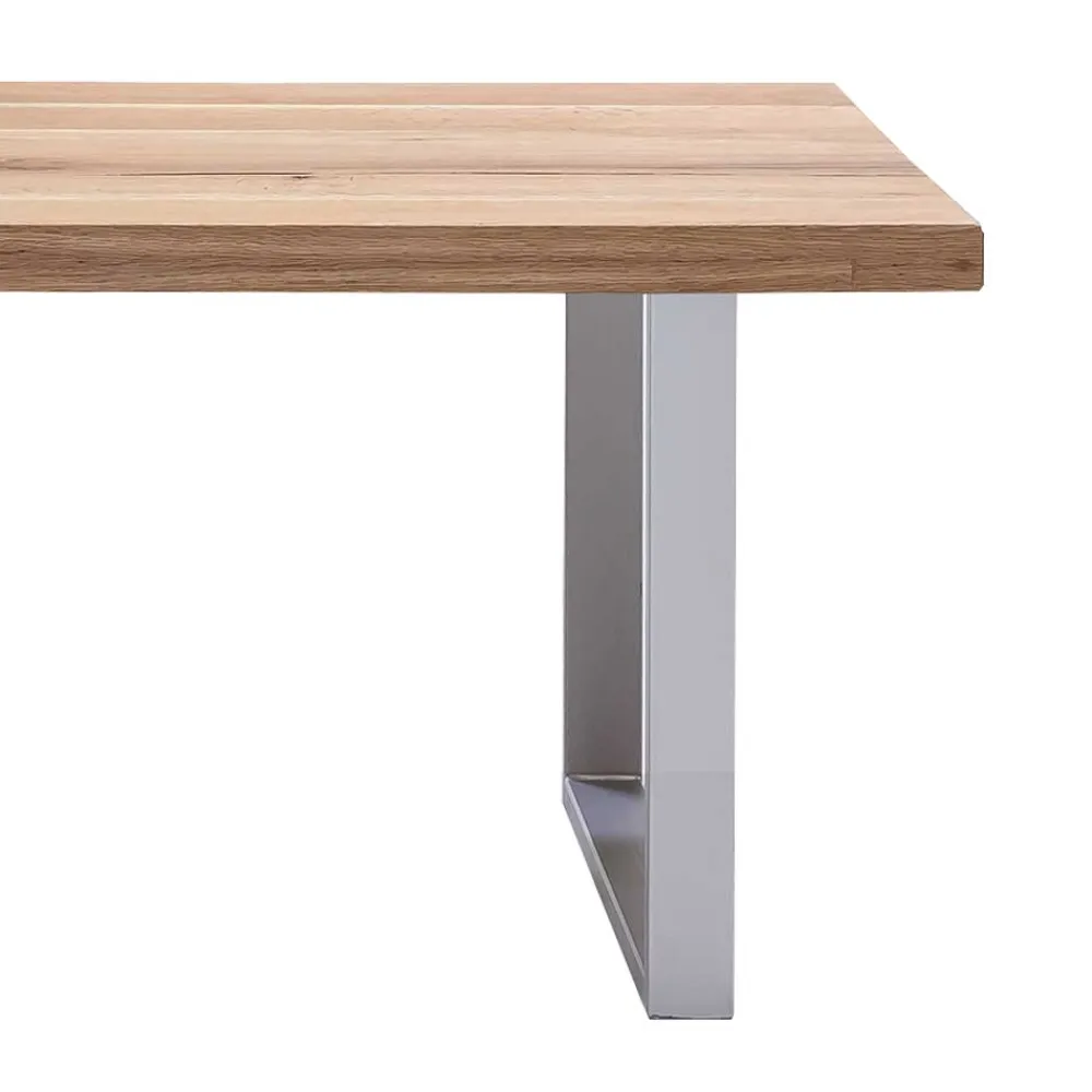 Wohnen Sitzbank Jasmina aus Eiche Massivholz