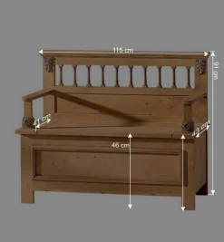 Wohnen Sitzbank Melessa mit Stauraum