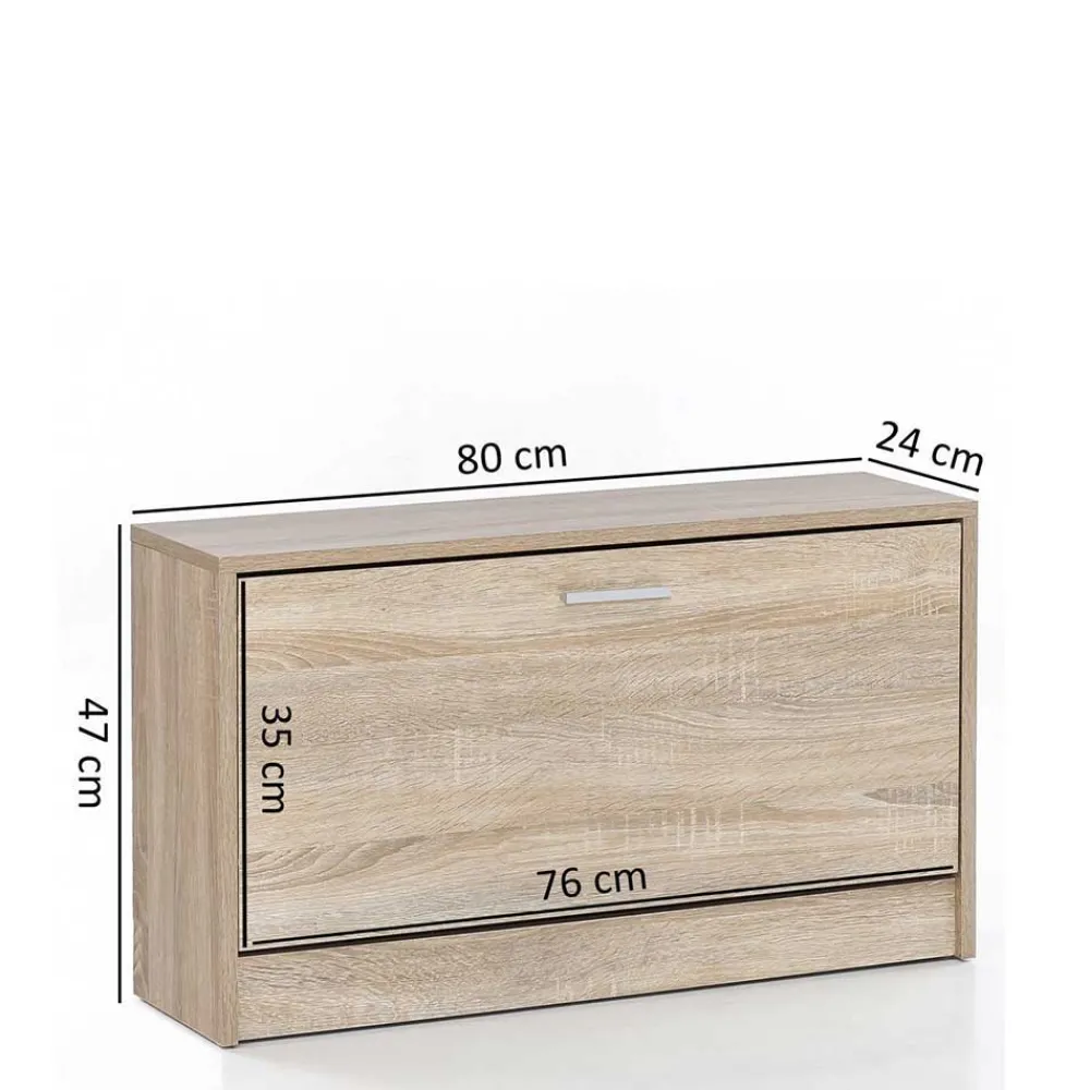 Wohnen Sitzbank mit Schuhaufbewahrung Joker in Sonoma Eiche Dekor