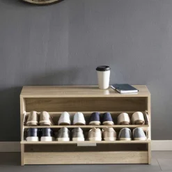 Wohnen Sitzbank mit Schuhaufbewahrung Joker in Sonoma Eiche Dekor