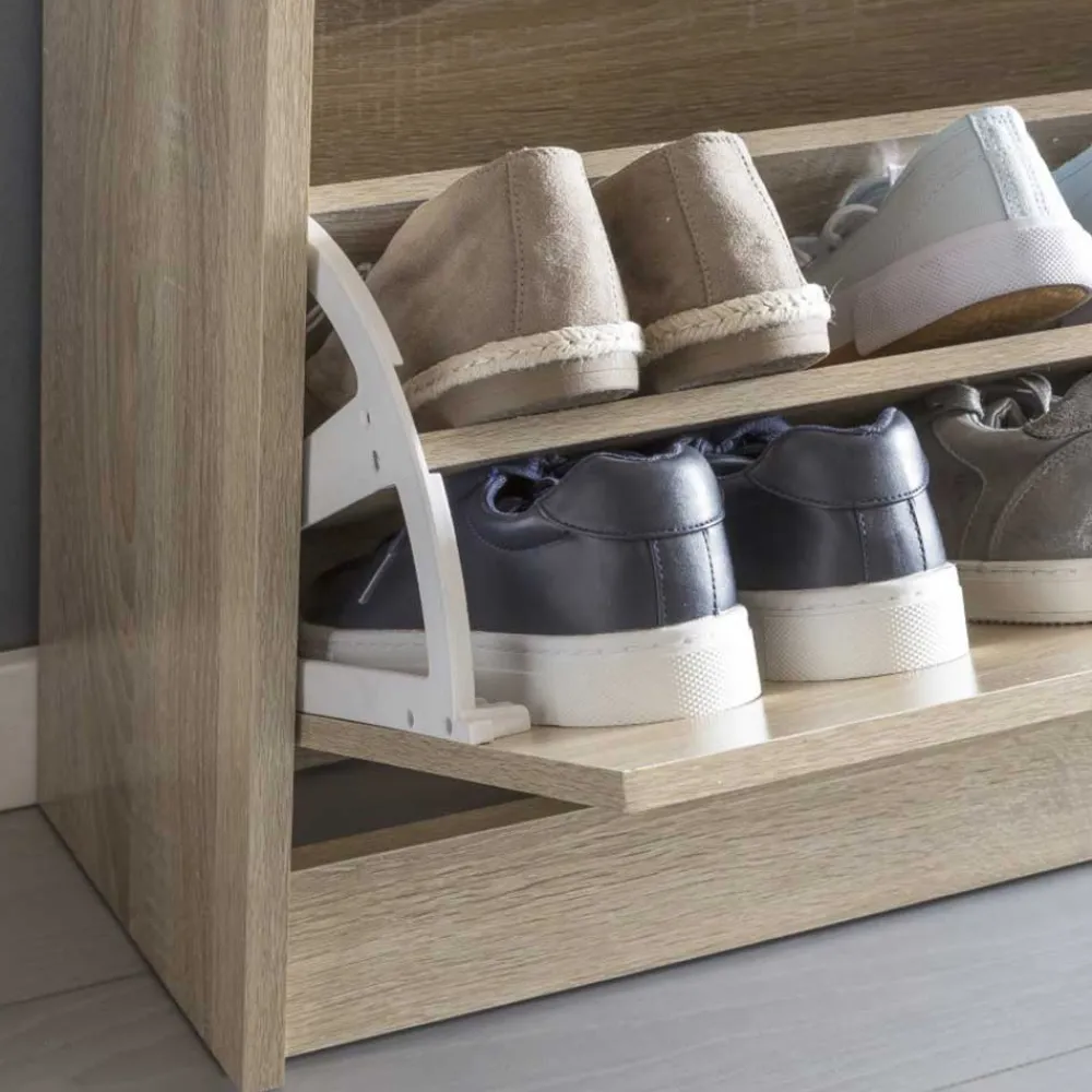 Wohnen Sitzbank mit Schuhaufbewahrung Joker in Sonoma Eiche Dekor