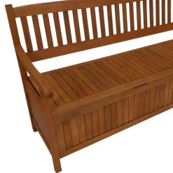 Wohnen Küchenbänke|Esszimmerbänke*3-Sitzer Garten Bank mit Truhe - Durai