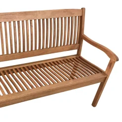 Wohnen Gartenbänke|Küchenbänke*3-Sitzer Gartenbank Leggera aus Akazie massiv